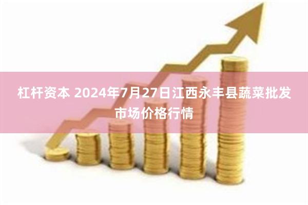 杠杆资本 2024年7月27日江西永丰县蔬菜批发市场价格行情