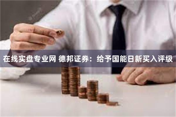 在线实盘专业网 德邦证券：给予国能日新买入评级