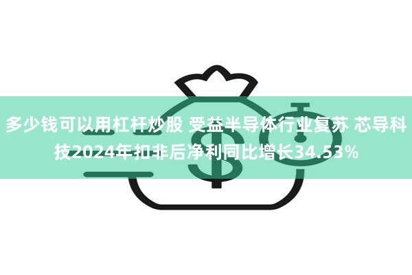 多少钱可以用杠杆炒股 受益半导体行业复苏 芯导科技2024年扣非后净利同比增长34.53%